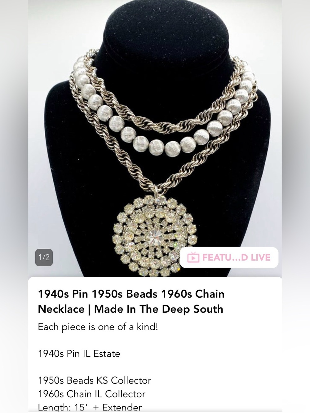 Made in the Deep South Chain Necklace